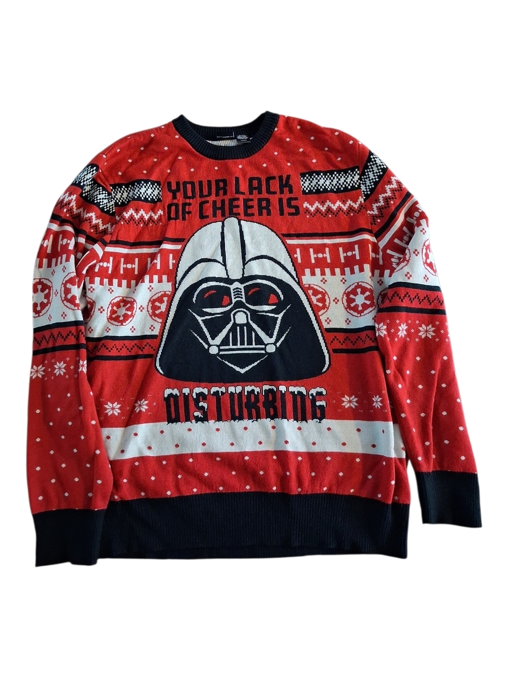 Star Wars Darth Vader Red Holiday Sweater